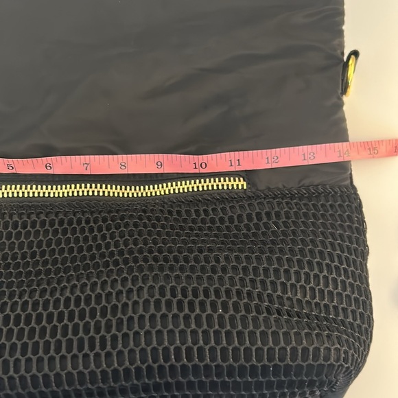 Athleta Black Mesh Quilted Casual Tote Bag - Picture 9 of 10